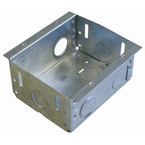 FLUSH BOX METAL DOUBLE ZP FBMD