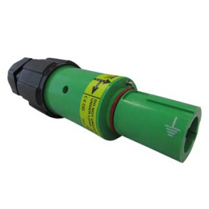 CONNECTOR LINE DRAIN POWERLOCK 400A 600V IP67 BLK PLLDBK