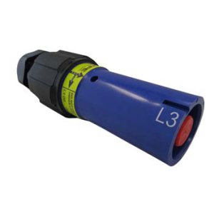 CONNECTOR LINE SOURCE POWERLOCK 400A 600V IP67 RED PLLSRD