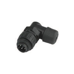 CONNECTOR CORD PLUG ANGLED 3P+E MALE T3108-081E AMPHENOL