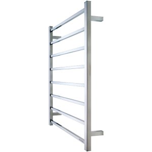 LADDER TOWEL RAIL 8BAR S/S SQ DUAL GOLDAIR GMT8