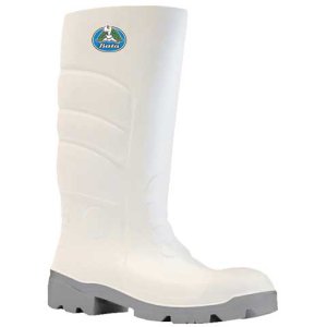 GUMBOOT PU WHT/GRY 11 89212012 BATA WORKLITE