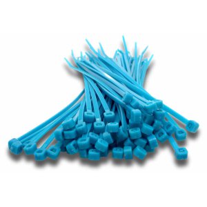 CABLE TIE 203X3.2MM BLUE 100PK ELMARK