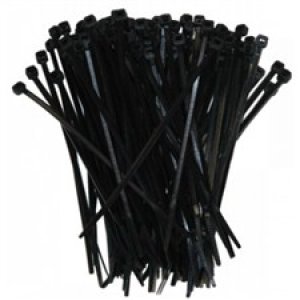 CABLE TIE 380X7.6MM BLACK 100PK ELMARK