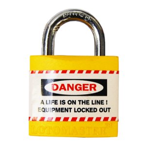 PADLOCK LM-ULP-SS-Y-S PREMIUM SAFETY SHORT SHACKLE ULT YLW