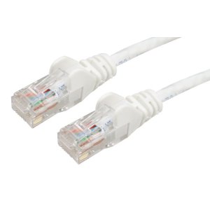 LEAD PATCH 0.3M CAT6 UTP WHT DYNAMIX (T568A SPEC) 550MHZ