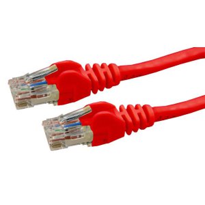 LEAD PATCH 2M CAT6 UTP RED DYNAMIX (T568A SPEC) 550MHZ