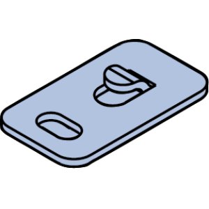 2265480 HOLD DOWN BRACKET UT3HDB FINISH GALVABOND