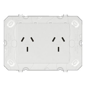 (I) ARTEOR 777 10A AUTOSWITCHED DBL GPO WHT AR777AWE