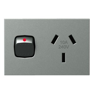 (I) ARTEOR 3 MODULE 10A SWITCHED SCKT MAGNESIUM AR787MGN