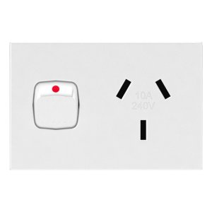 (I) ARTEOR 3 MODULE 10A SWITCHED SCKT WHT AR787WE