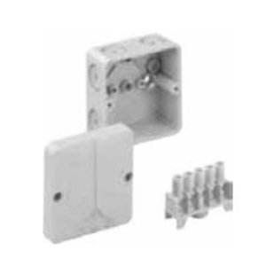 80440701 JUNCTION BOX ABS 93X93X55 C/W TERMINALS