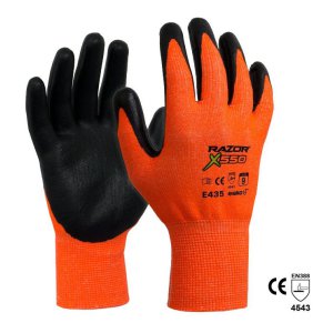 RAZOR X550 CUT 5 RESISTANT GLOVE ORG HPPE LINER SZE 10 (S)