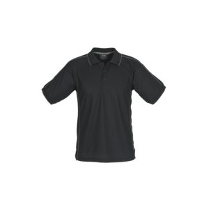 POLO MENS BLK/CHAR L P9900 RESORT