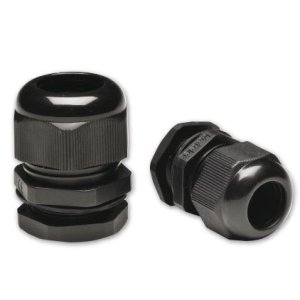 CABLE GLAND NYLON 25MM BLACK G25