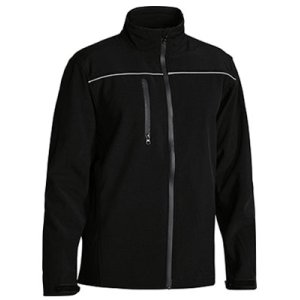 JACKET MENS BLK L BJ6060 SOFT SHELL