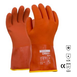 GLOVE PVC REMOVABLE THERMAL LINER XL OR653T TOWA