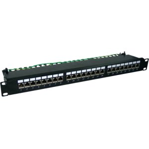 PP-C6S-24 24 PORT CAT6 SHIELDED PATCH PANEL