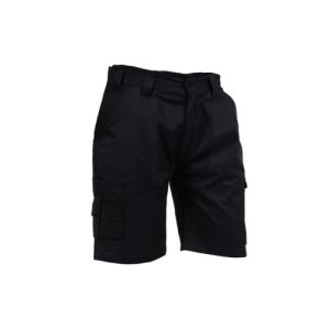 SHORTS MENS CARGO BLK 107 19002 COTTON