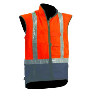 VEST D/N LINED ORA/NVY 2XL 512051 STAMINA