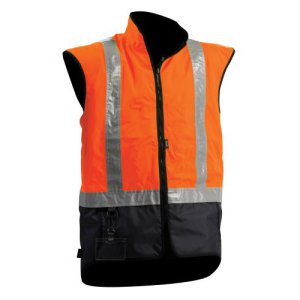 VEST D/N LINED ORA/NVY 3XL 512051 STAMINA