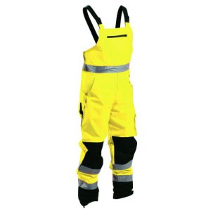 BNOPO BLK/FY L OVERTROUSERS BISON EXTREME BIB RAINTROUSER