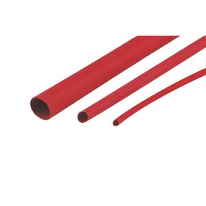 HEATSHRINK THIN WALL 6.4MM RED 1.2M