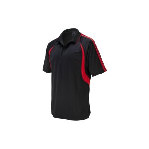 POLO MENS BLK/RED 2XL P3010 FLASH