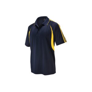POLO MENS NVY/GLD XL P3010 FLASH