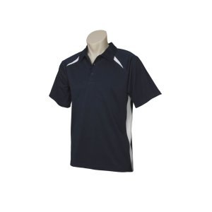 POLO MENS NVY/WHT M P7700 SPLICE