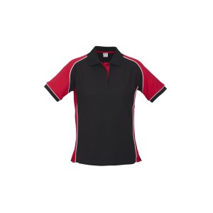 POLO LADIES BLK/RED/WHT 8 P10122 NITRO