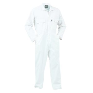 COZCO WHT 7 OVERALL TURU WHITE SIZE 7 100% COTTON