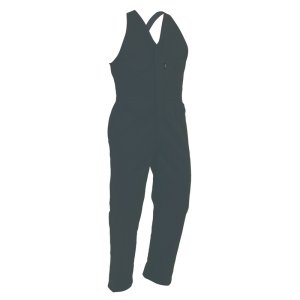 OVERALL BIB ELASTIC SHOULDER P/C BLK 13