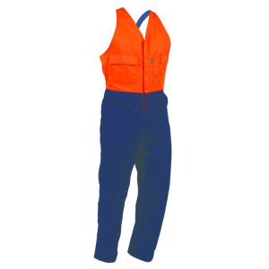 OVERALL COTTON DOMED NVY/ORA 9 420021