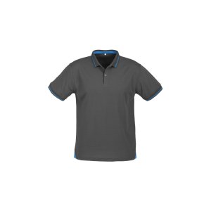 POLO MENS STEEL GRY/CYAN S P226MS JET