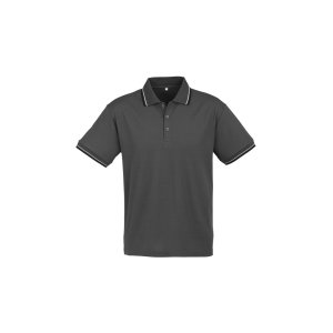 POLO MENS STEEL GRY/BLK/WHT 2XL P227MS CAMBRIDGE