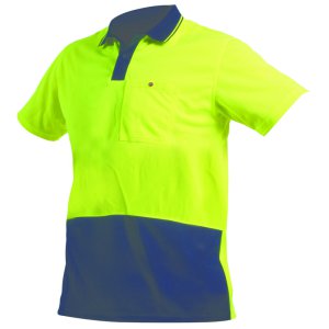 POLO DAY ONLY NVY/YLW M 23105 P/ESTER