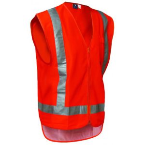 VEST TTMC-W17 ZIPPED ORA 4XL 52305