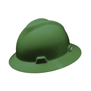 HARD HAT V-GARD GRN 4PT FAS-TRAC III SUSPENSION 220949GN