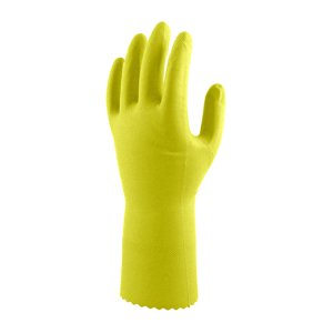 GLOVE RUB/NIT YELLOW 65605/S