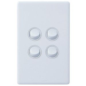 SWITCH E-DED 16A 4G WHITE ED770/4WE