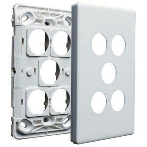 GRID & COVERPLATE ONLY E-DED 5G WHITE ED770/5GPLWE