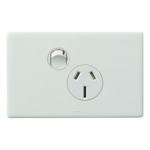 POWERPOINT E-DED 15A SINGLE WHITE ED787/15WE