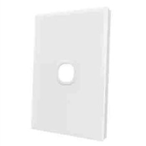 COVERPLATE 1G FUSION WHITE