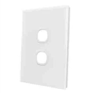 COVERPLATE 2G FUSION WHITE