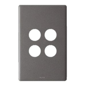 GRID & COVERPLATE ONLY E-DED 4G URBAN GREY ED770/4GPLUG