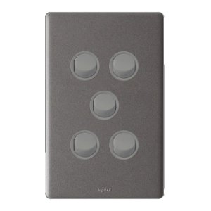 (I) SWITCH E-DED 16A 5G URBAN GREY ED770/5UG