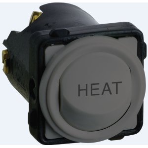 MECH SWITCH SPDT 16A ENGRAVED HEAT URBAN GREY EM770HEATU