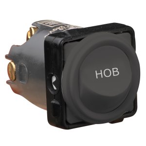(I) MECH SWITCH SPDT 16A ENGRAVED HOB URBAN GREY EM770HOBUG