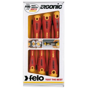 SCR-S413S6HD SCREWDRIVER SET 6 PC 413SERIES ERGO INS HARD TI